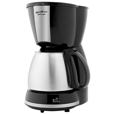 Cafeteira Britânia 30 Temp 30 Xícaras 127V Inox