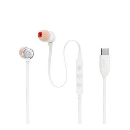 Fone Ouvido Intra Auricular JBL Tune310C Tipo-C Branco