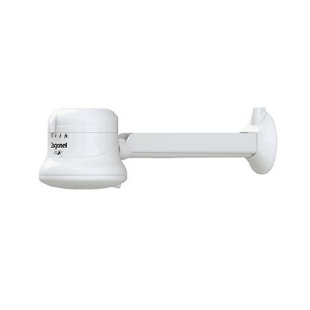 Chuveiro Ideale Plus 4T Zagonel 220V 6800W Branco com Cano