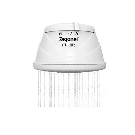 Chuveiro Fluir 4T Zagonel 220V 6800W Branco