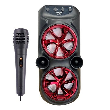 Caixa Som Bluetooth Greatnice GTS-1778 Vermelho