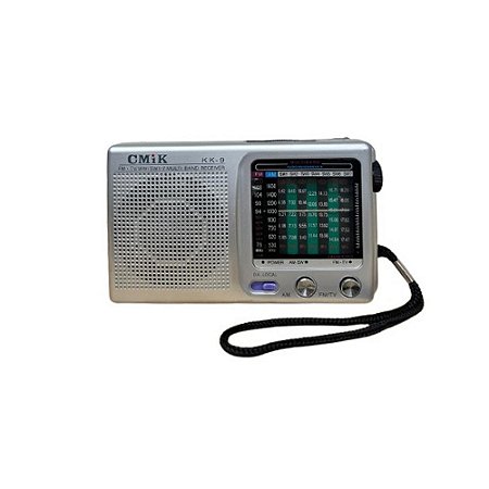 Rádio Cmik KK-9 Multi Band Receiver Prata