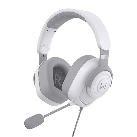 Headset Gamer Multilaser Warrior Huginn PH700 Branco