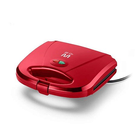 Sanduicheira e Grill Multilaser CE148 127V 750W Vermelha
