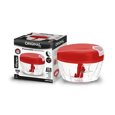 Processador Manual Original Line 500ML Vermelho
