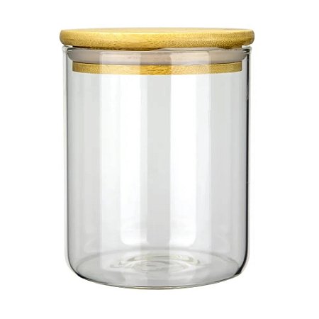 Pote Hermético Original Tampa Bambu 650ML