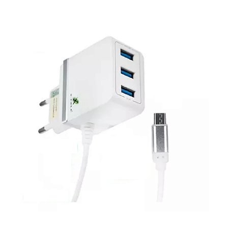 Carregador Turbo Micro USB X-Cell XC-UR12 Branco