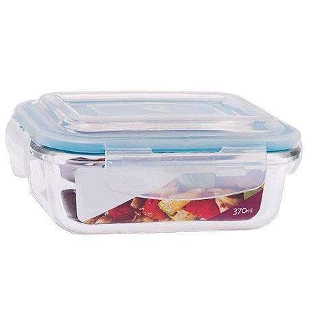 Pote Vidro Hermético Quality House 370ML