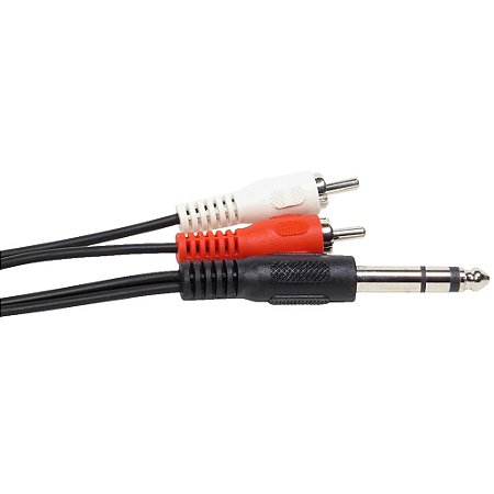 Cabo Áudio P10 x 2 RCA Storm CBRC0025 2,0MT