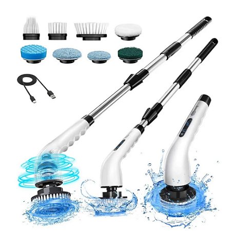 Escova Limpeza Elétrica Lelong 7 em 1 LE-5296