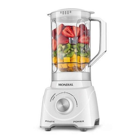 Liquidificador Mondial Pratic Power L-97-W 127V 550W Branco