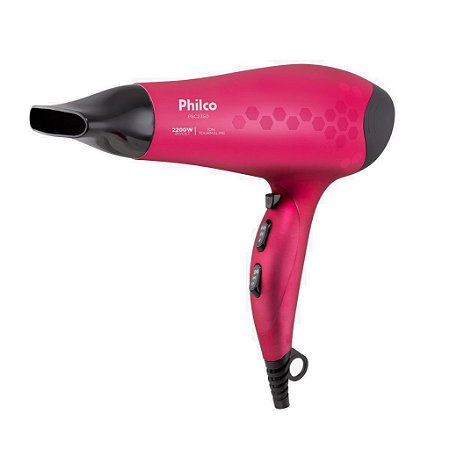 Secador Cabelo Philco PSC2350 com Difusor 2200W Rosa