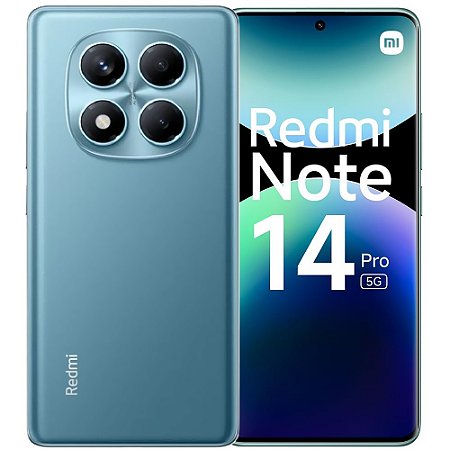 Smartphone Xiaomi Redmi Note 14 Pro 4G 8/256GB Azul Oceano