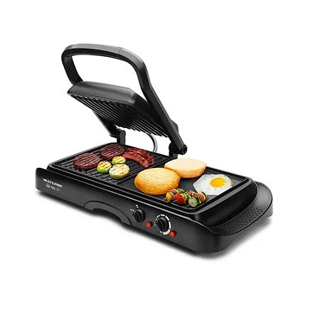 Grill 2 em 1 Multilaser GO120 127V 1500W