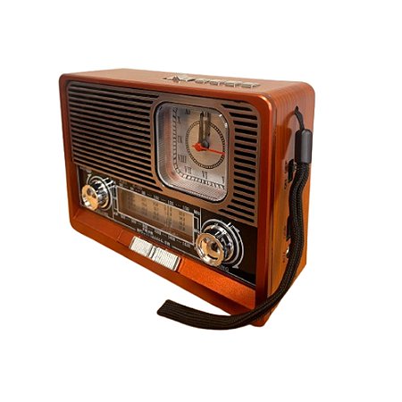 Rádio Portátil KSST K-105 FM/AM/SW Marrom