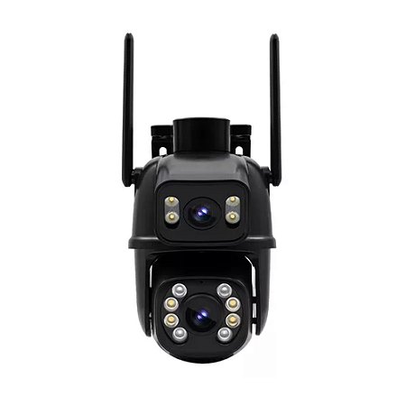 Câmera Ip Speed Dome Jortan JT-8695 Dupla Com Sirene
