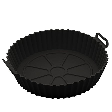 Forma Air Fryer  Redonda com Alça D1232 Preto