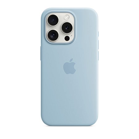 Capa Iphone 15 Pro Soft Protection Azul Bebe