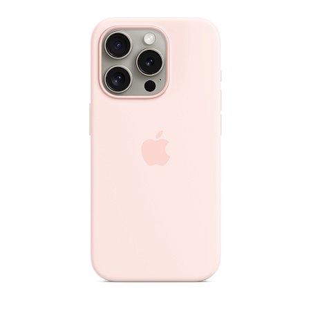 Capa Iphone 15 Pro Soft Protection Rosa
