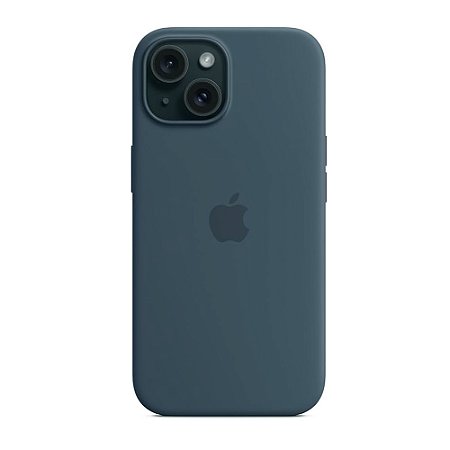 Capa Iphone 15 Soft Protection Azul Acero