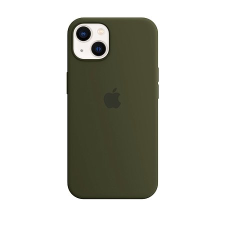 Capa Iphone 13 Soft Protection Verde Musgo