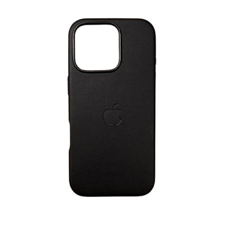 Capa Magsafe Iphone 16 Pro Couro Preto