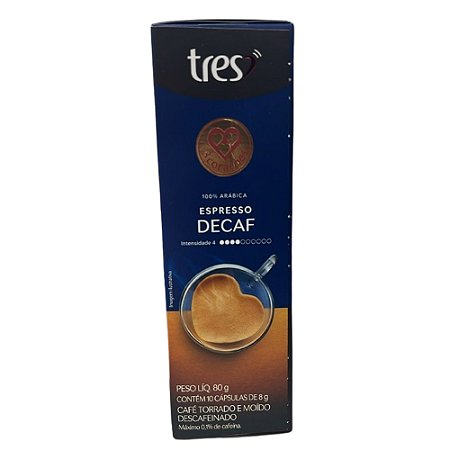 Cápsula de Café Expresso Decafeinado  Três Corações