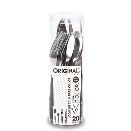 Faqueiro Original SL0191D 16 Peças Preto