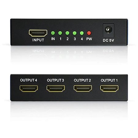 Splitter Distribuidor HDMI Tomate MTV-114 1x4