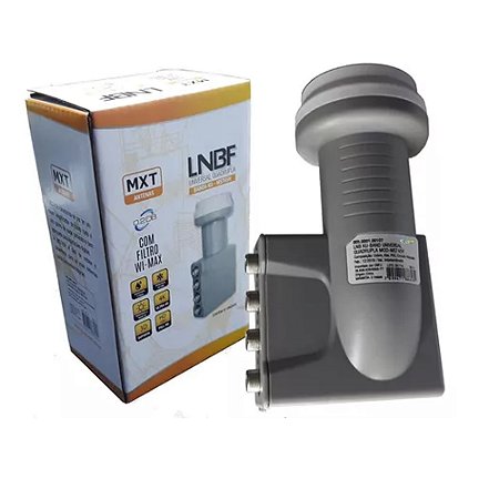 LNBF Banda KU MXT KU-MS745H Quadruplo