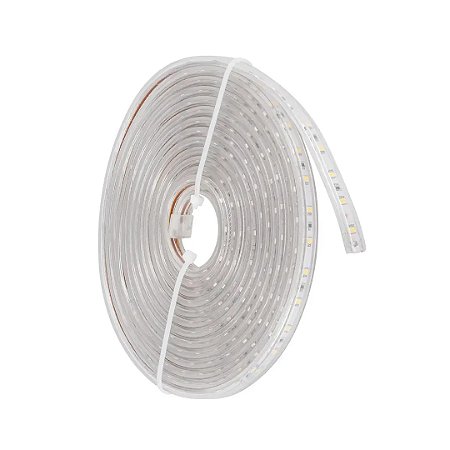 Fita Led Branca Quente 5 Metros com Fonte