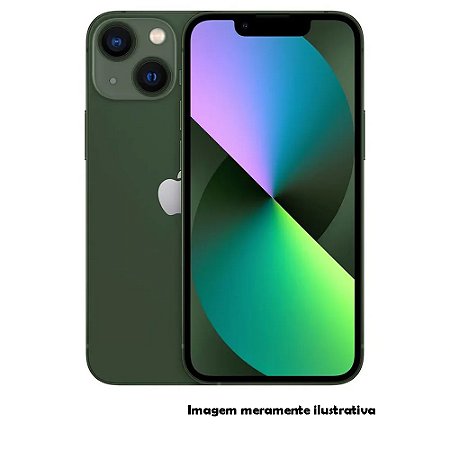 Iphone 13 128GB Apple Verde Seminovo 77% (FU)