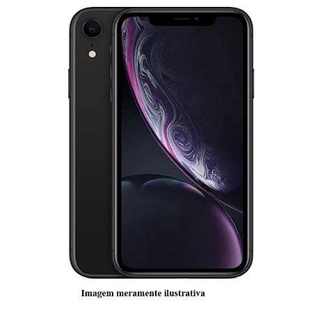 Iphone XR 64GB Apple Preto Seminovo 78% (MT)