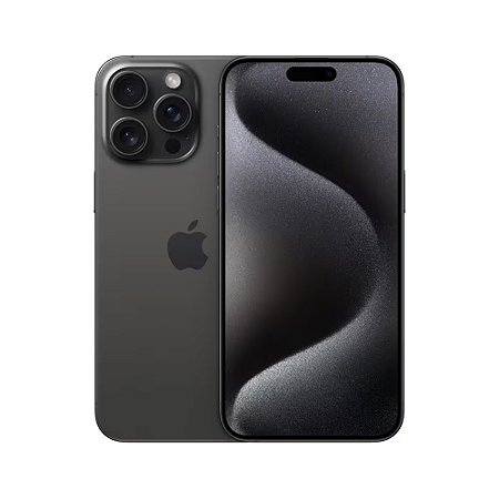 Iphone 15 Pro Max Apple 256GB Preto Seminovo 90% (MT)