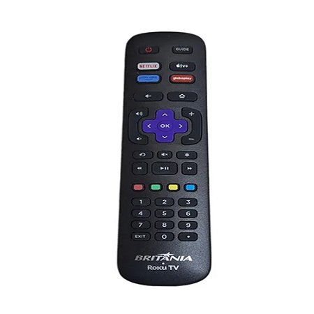Controle Remoto de TV Britânia Roku Original