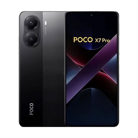 Smartphone Xiaomi Poco X7 Pro 5G 12GB/512GB Preto Sem Carregador