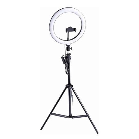 Ring Fill Light com Tripé 10" Tomate MLG-158