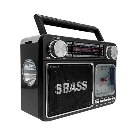 Rádio Portátil Kapbom KA-135 Preto Bivolt
