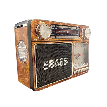 Rádio Portátil Kapbom KA-135 Marrom Bivolt