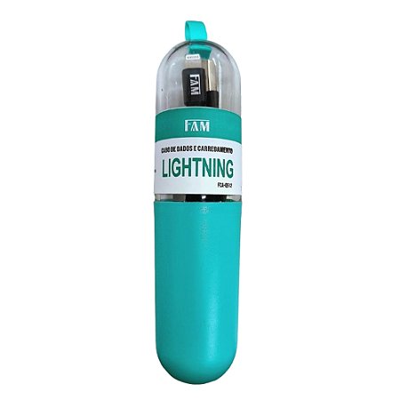 Cabo Lightning Fam FCA-Q512 1.2MT Preto