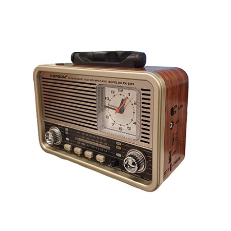 Rádio Portátil Kapbom KA-3599 AM/FM/SW4