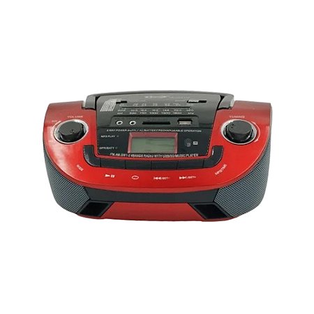 Rádio Portátil Idea ID-3001U AM/FM/SW Vermelho Bivolt