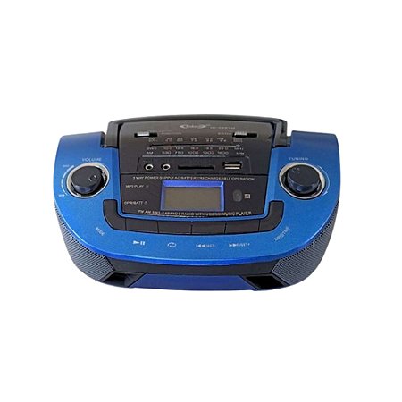 Rádio Portátil Idea ID-3001U AM/FM/SW Azul Bivolt