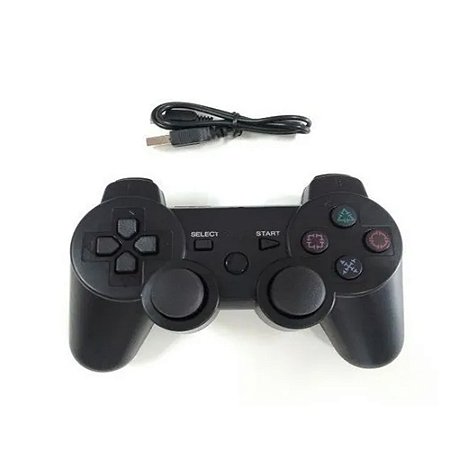 Controle PlayStation 3 KapBom KAP-3W sem Fio Preto