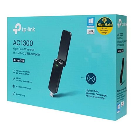 Adaptador Wireless Tp-Link T4U Archer AC1300