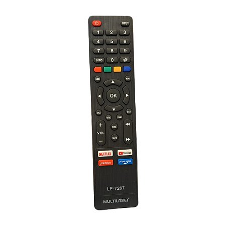 Controle Remoto TV Multilaser Lelong LE-7267