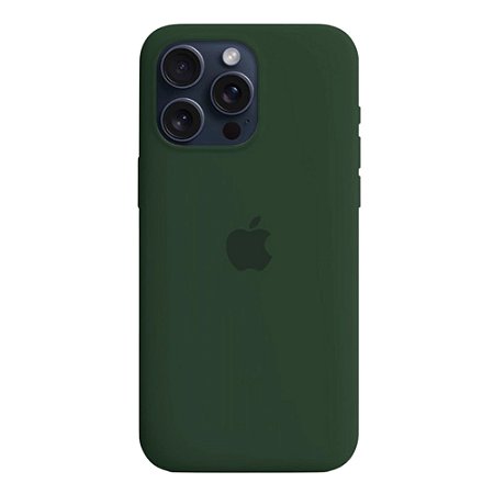 Capa Iphone 15 Soft Protection Verde Acero