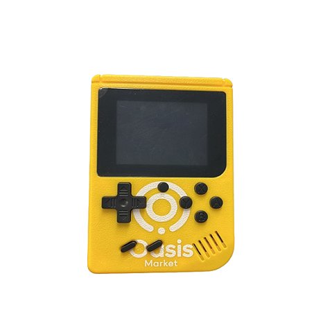Vídeo Game Retrô Oásis OIH-5914  400 Jogos Amarelo