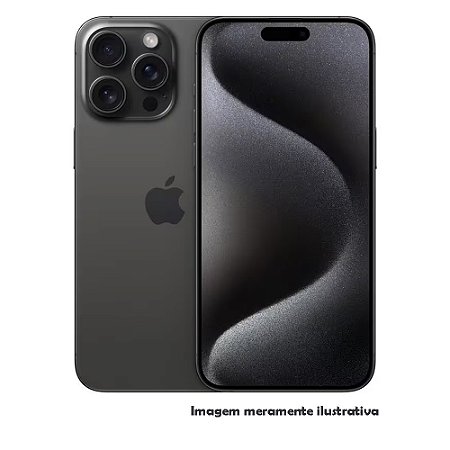 Iphone 15 Pro Max 256GB Apple Preto Seminovo 86% (FI)