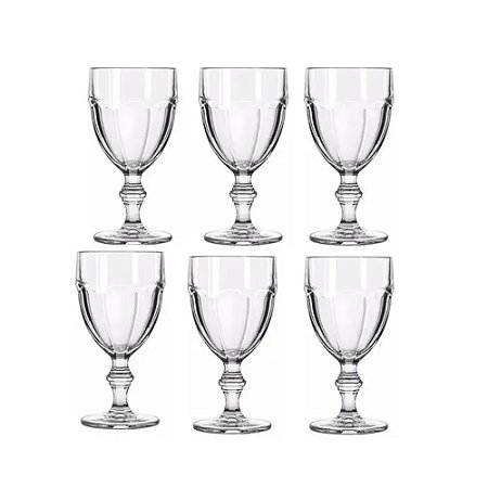 Jogo Taças Original Glass GL7223 Jade 340ML 6 Peças